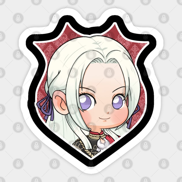 Edelgard Sticker by Art By Ridley